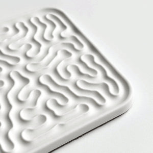 StudioRan CORAL 04 SQUARE CERAMIC COASTERS | TROVE & TONE