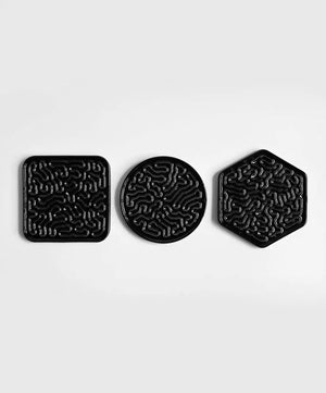 StudioRan CORAL 04 SQUARE CERAMIC COASTERS | TROVE & TONE