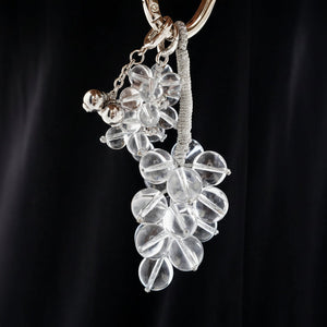AESTH & UTIL CRYSTAL GRAPE MULTIWAY BAG CHARM | TROVE & TONE