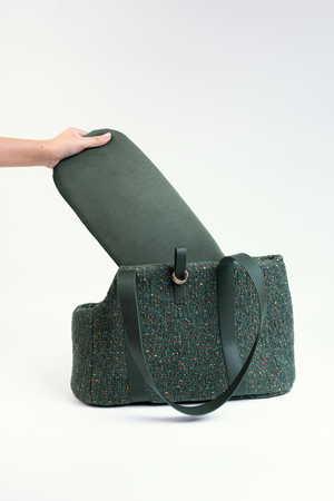 MINI TWEED PET TOTE BAG