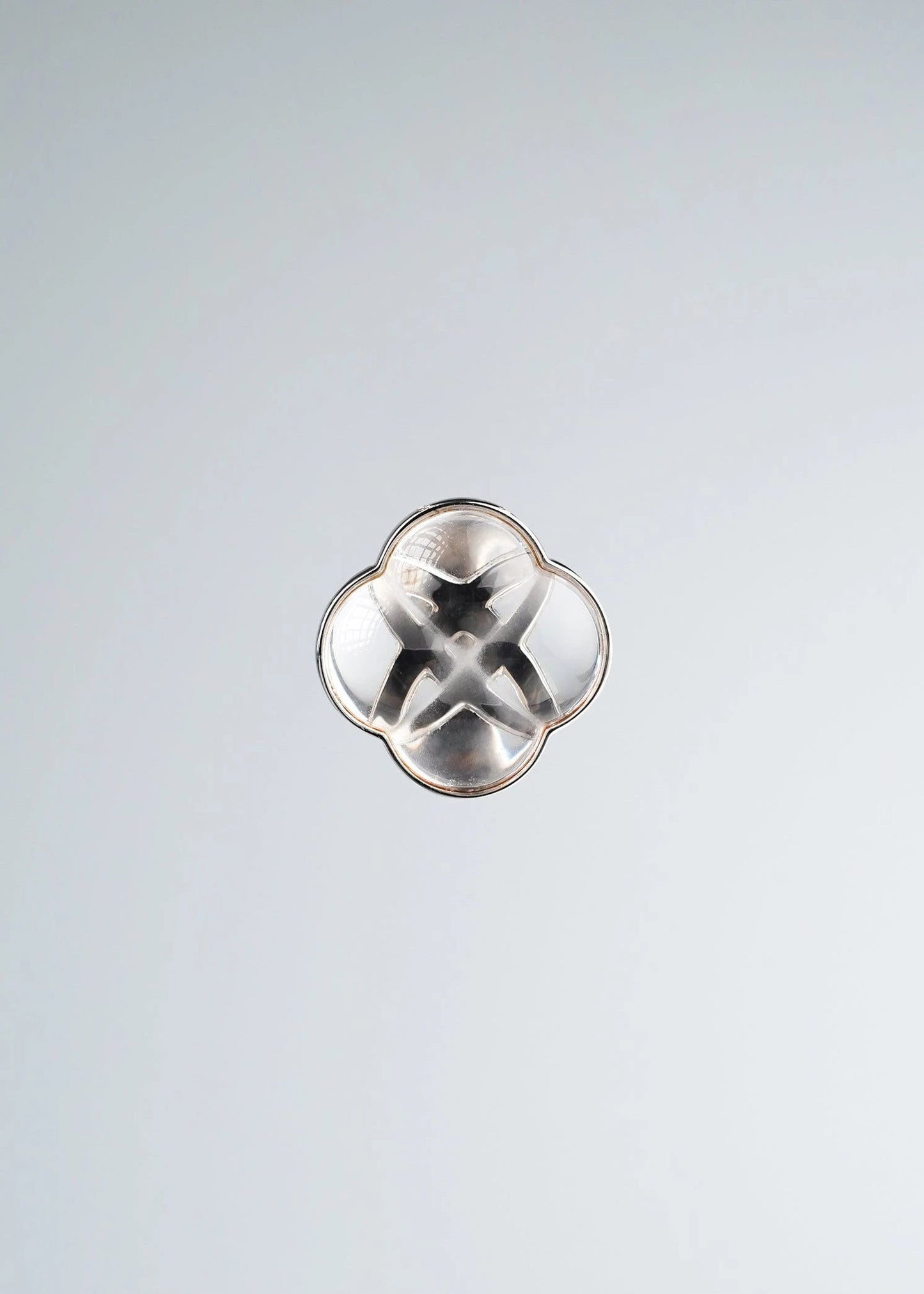 AESTH & UTIL ETERNAL KNOT CLEAR CRYSTAL RING | TROVE & TONE