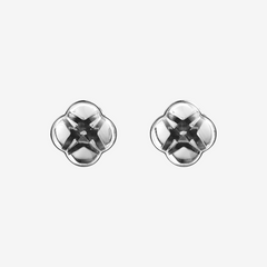 AESTH & UTIL ETERNAL KNOT CLEAR CRYSTAL STUDS | TROVE & TONE