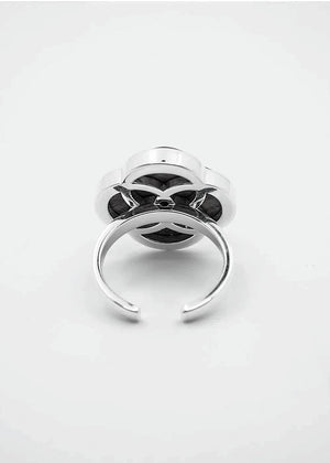 AESTH & UTIL ETERNAL KNOT PURPLE SANDALWOOD RING | TROVE & TONE