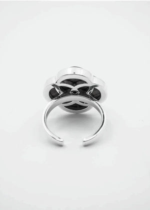 AESTH & UTIL ETERNAL KNOT PURPLE SANDALWOOD RING | TROVE & TONE