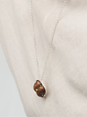 AESTH & UTIL ETERNAL KNOT SANDALWOOD MULTI-WAY PENDANT | TROVE & TONE