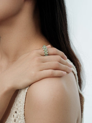 AESTH & UTIL FIVE ELEMENTS BEADED GEMSTONE RING | TROVE & TONE