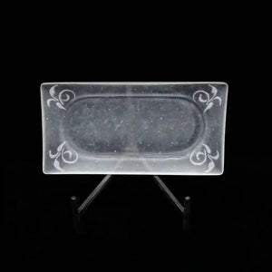 guAi Studio FROSTED GLASS PATE DE VERRE FOOTED PLATE | TROVE & TONE