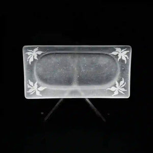 guAi Studio FROSTED GLASS PATE DE VERRE FOOTED PLATE | TROVE & TONE