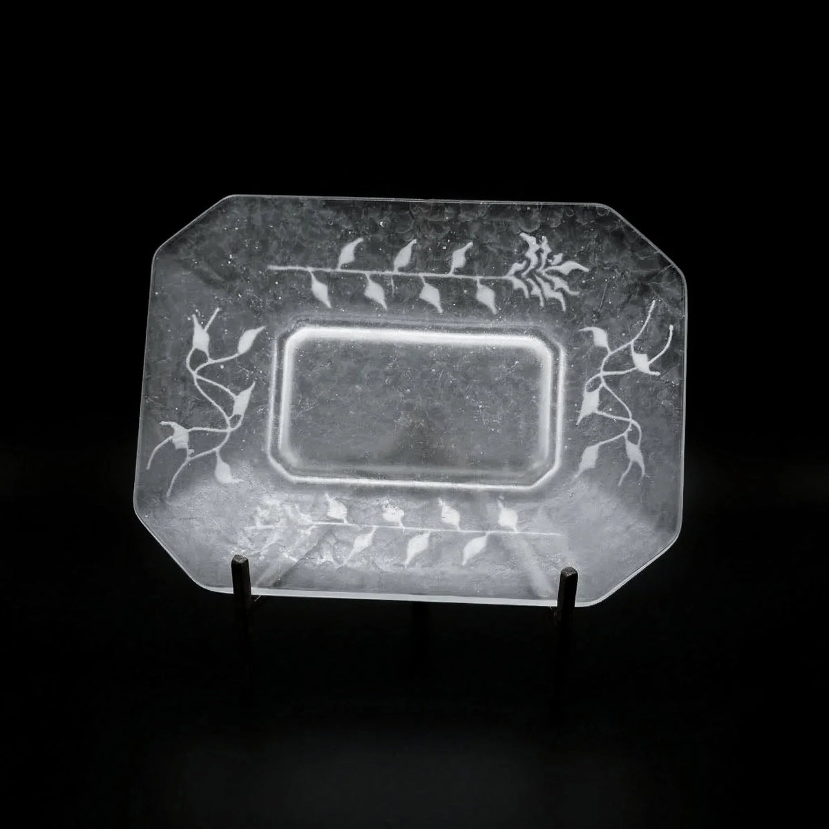 guAi Studio FROSTED GLASS PATE DE VERRE OCTAGONAL DISH | TROVE & TONE