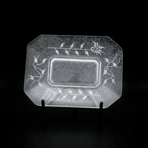 guAi Studio FROSTED GLASS PATE DE VERRE OCTAGONAL DISH | TROVE & TONE