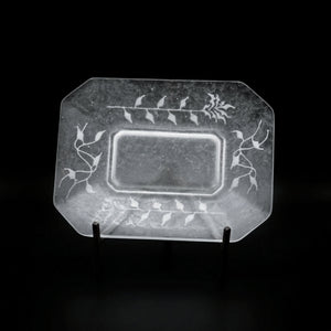 guAi Studio FROSTED GLASS PATE DE VERRE OCTAGONAL DISH | TROVE & TONE