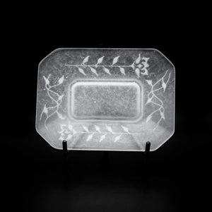 guAi Studio FROSTED GLASS PATE DE VERRE OCTAGONAL DISH | TROVE & TONE