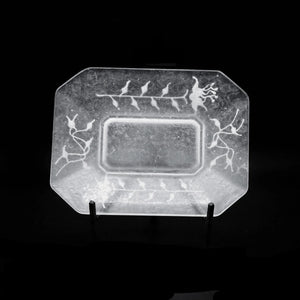 guAi Studio FROSTED GLASS PATE DE VERRE OCTAGONAL DISH | TROVE & TONE