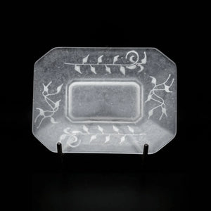 guAi Studio FROSTED GLASS PATE DE VERRE OCTAGONAL DISH | TROVE & TONE