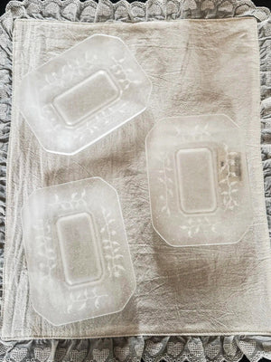 guAi Studio FROSTED GLASS PATE DE VERRE OCTAGONAL DISH | TROVE & TONE
