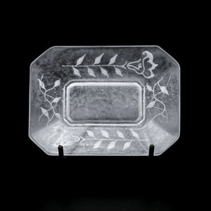 guAi Studio FROSTED GLASS PATE DE VERRE OCTAGONAL DISH | TROVE & TONE