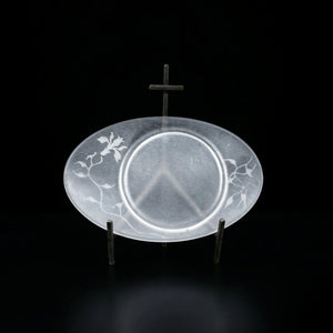 guAi Studio FROSTED GLASS PATE DE VERRE OVAL TRAY | TROVE & TONE