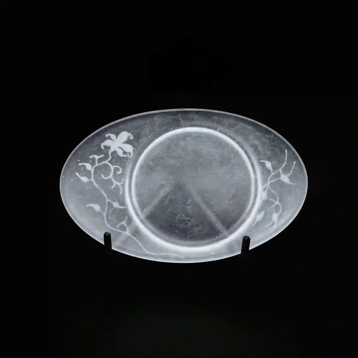 guAi Studio FROSTED GLASS PATE DE VERRE OVAL TRAY | TROVE & TONE