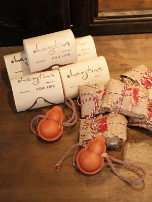 ChengTian HANDMADE LEATHER GOURD CHARM | TROVE & TONE