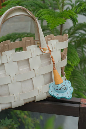 ChengTian HANDMADE LEATHER ICE CREAM CHARM | TROVE & TONE