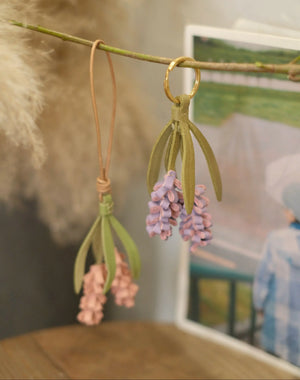 ChengTian HANDMADE LEATHER LAVENDER CHARM | TROVE & TONE