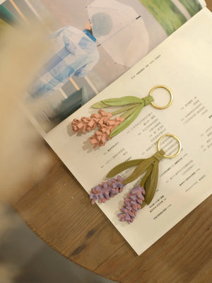 ChengTian HANDMADE LEATHER LAVENDER CHARM | TROVE & TONE