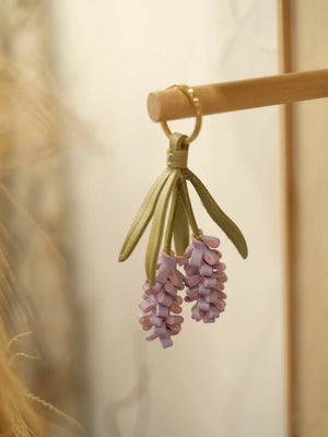 ChengTian HANDMADE LEATHER LAVENDER CHARM | TROVE & TONE
