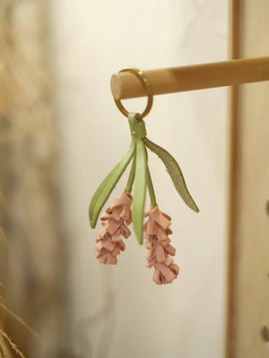 ChengTian HANDMADE LEATHER LAVENDER CHARM | TROVE & TONE