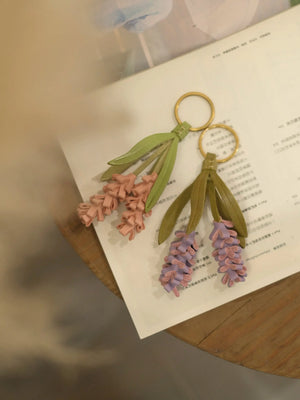 ChengTian HANDMADE LEATHER LAVENDER CHARM | TROVE & TONE
