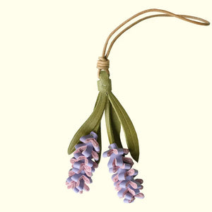 ChengTian HANDMADE LEATHER LAVENDER CHARM | TROVE & TONE