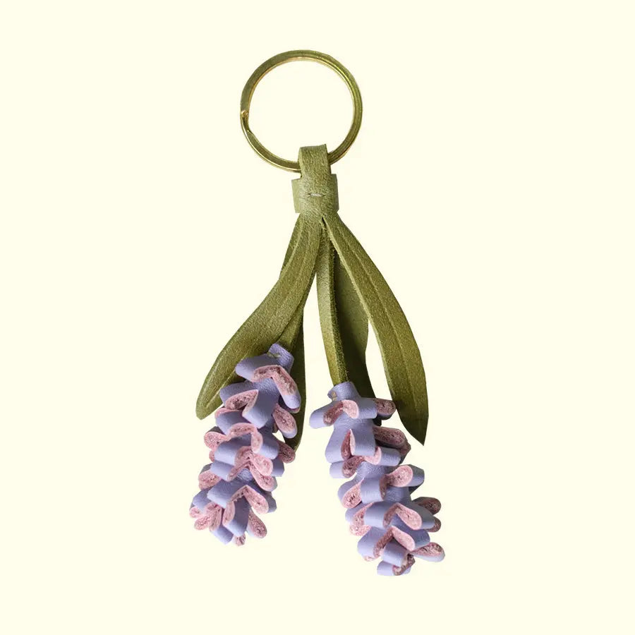 ChengTian HANDMADE LEATHER LAVENDER CHARM | TROVE & TONE
