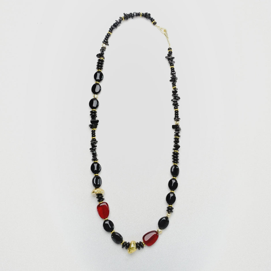 Limb IRREGULAR MIXED BEADED NECKLACE | TROVE & TONE