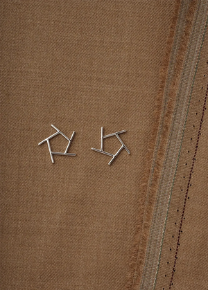 WANYEE CRAFT ICE CRACKLE LINEAR STAR STUDS | TROVE & TONE