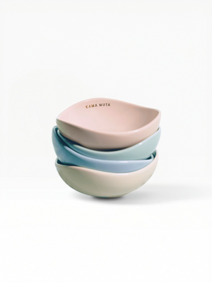 MINI CURVED CERAMIC PET BOWL