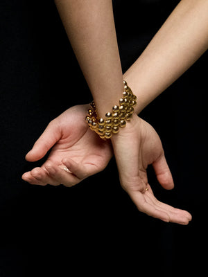 Limb INTERLACED TEXTURED WIDE BRACELET | TROVE & TONE