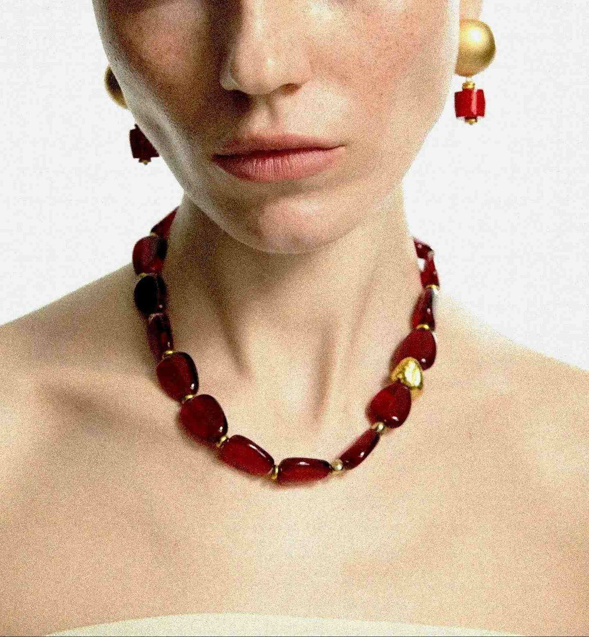 Limb CZECH GLASS BEADED NECKLACE | TROVE & TONE