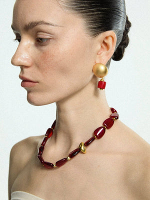 Limb CZECH GLASS BEADED NECKLACE | TROVE & TONE
