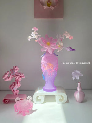 PINK PURPLE GRADIENT PAPILLON VIF VASE