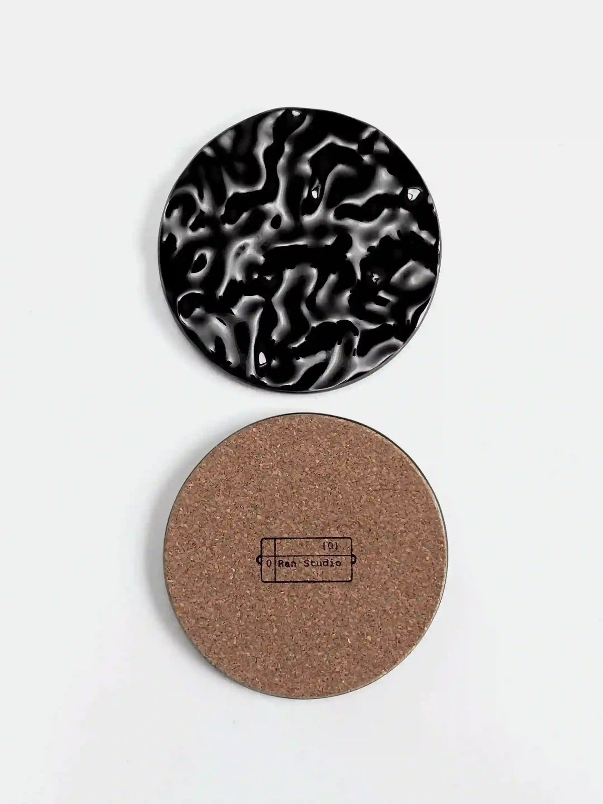 StudioRan LAKE 01 ROUND CERAMIC COASTERS | TROVE & TONE