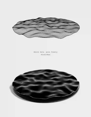 StudioRan LAKE 01 ROUND CERAMIC COASTERS | TROVE & TONE