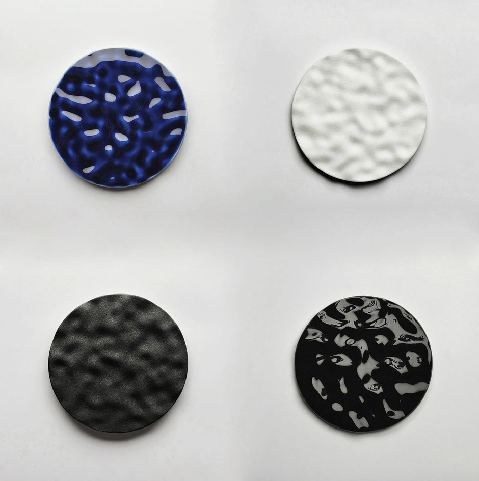 StudioRan LAKE 01 ROUND CERAMIC COASTERS | TROVE & TONE