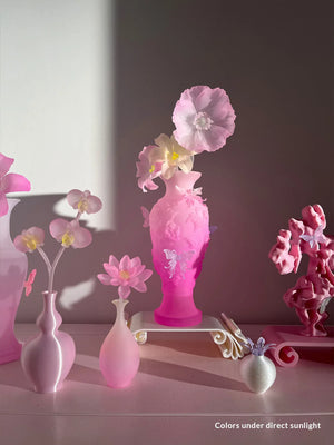 PINK GRADIENT PAPILLON VIF VASE