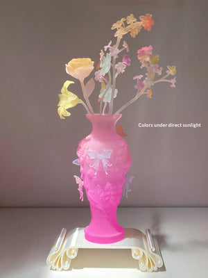 PINK GRADIENT PAPILLON VIF VASE