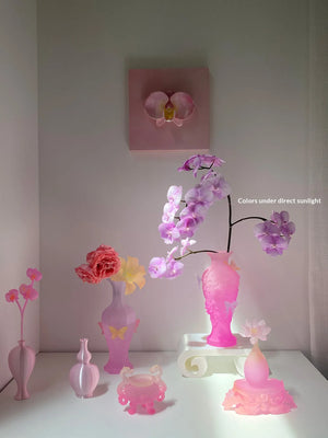 PINK GRADIENT PAPILLON VIF VASE