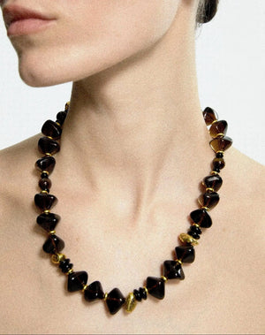 Limb MODERN GEOMETRIC BEADED NECKLACE | TROVE & TONE