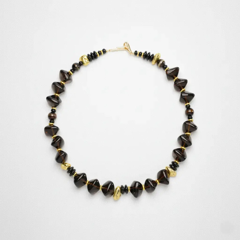 Limb MODERN GEOMETRIC BEADED NECKLACE | TROVE & TONE