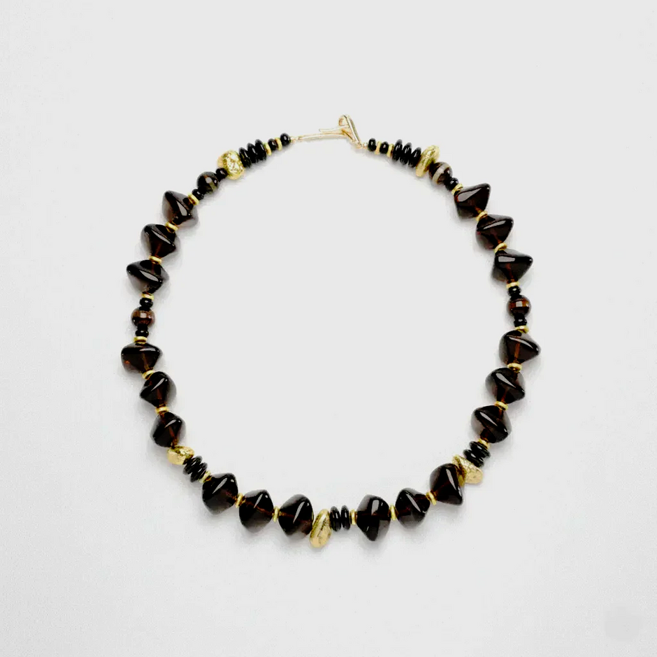 Limb MODERN GEOMETRIC BEADED NECKLACE | TROVE & TONE