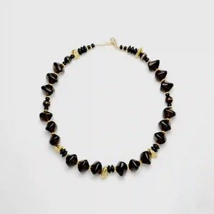 Limb MODERN GEOMETRIC BEADED NECKLACE | TROVE & TONE