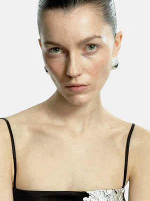 Limb MOLTEN ARCHED WIDE EARRINGS | TROVE & TONE