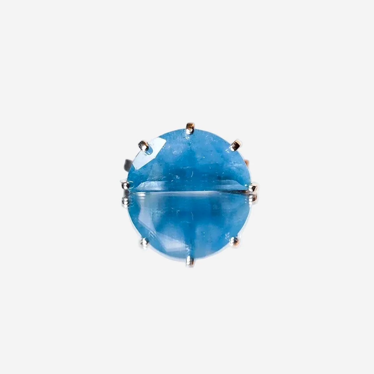 AESTH & UTIL MOON PHASE SEMICIRCLE GEMSTONE RING | TROVE & TONE